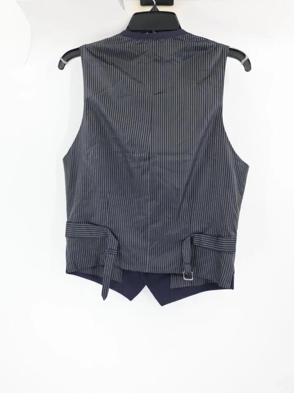 NWT Banana Republic Suit Vest Mens 38R Marzotto Wool Blend Waistcoat Blue gilet